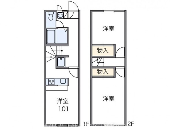 レオパレスルミエールの物件間取画像